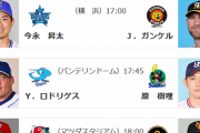 明日からの横×阪・中×ヤ・広×巨で起きそうなことwwwrwwwrwwrwwwr