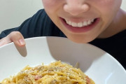 橋迫パイセン「カルボナーラ！失敗しました。目分量で作るのをやめましょう。いきなりプロの方のレシピで作ろうとするのも」