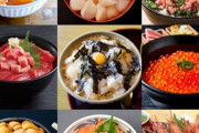 【画像】お前らが今食いたい海鮮丼どれ？