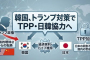 【速報】韓国政府「トランプ発の通商秩序に対処する韓日の協力空間はTPP」意味わからんし違います
