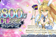 【FGO・画像あり】「2800万DL突破キャンペーン」バニ上の絵師さん。血のにじむような努力しただろ....コレ←尊い…