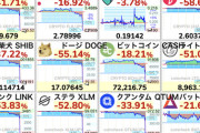 仮想通貨、歴史に残る超絶大暴落WWWWWWWWWWWWWWWWWWWWWWWWWWWWWWWWWWWWWWWWWW