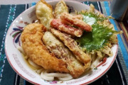 てんぷらうどん作った！