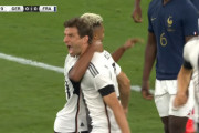 ◆速報◆ドイツ×フランス 前半4分ミュラーのゴールでドイツ先制！