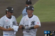 髙部、二軍復帰戦3打席目でタイムリー3ベース！