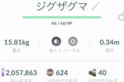 【ポケモンGO】進化できないジグザグマで色違い引いたwwww