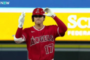 【動画】大谷翔平、今日も一本ツーベースを放つも初回にあわや頭部デッドボールの危機！