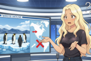 「グリーンランドにペンギンはいない」米ホワイトハウス投稿の『加工画像』に世界から総ツッコミ