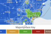 【画像】デトロイトの人種分布図、いくらなんでもやばすぎるｗｗｗｗ