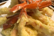 カニの天ぷらが食いたい