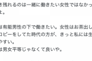 一般女性「有能男性の下でお茶出しとコピーやってた方が生きやすい」無職弱女「チギュアアア！！」