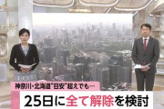 【朗報】5都道県の緊急事態宣言、25日に解除へ