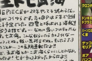 【画像】尾田栄一郎「ワンピースが20年経っても終わらないのは七武海のせい。二武海にすればよかった…」