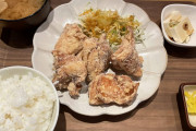 この唐揚げ定食（８００円）の弱点