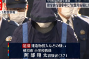 女性浴場にカメラ 小学校の教員を逮捕