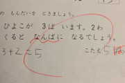 Q.ひよこが3ばいます。2わくるとなんばになるでしょう。「5わ」←なぜかこれが不正解に……