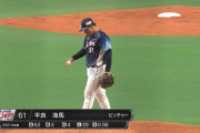 西武平良、復帰登板を１回無失点「運がよかったですね」