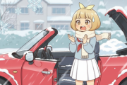 ドライブしようとしたら雪降ってるやんけ！