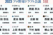 12球団ドラフト1巡目指名、だいたい決まる