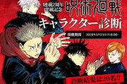 『呪術廻戦』連載2周年を記念しキャラクター診断を実施！あなたはどの呪術師タイプ？