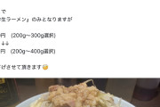 ラーメン屋「各食材の値上げ、光熱費の値上げ、人件費の増加で苦しいので値下げします」