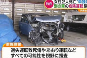 北関東道で分離帯に衝突し2人死亡事故。幅寄せをした車両が存在した。