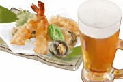 1番ビールに合う天ぷらw