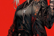 【FGO】私服姿の黒王様イラスト！！　黒私服が最高にかっこいいです！！