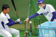 中日立浪監督、フェニックス6本塁打の鵜飼に打撃指導