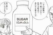 【画像】漫画家さん「砂糖は化学式で表せるから食べ物ではない」
