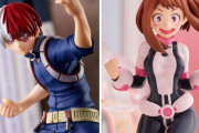 「ヒロアカ」轟焦凍&麗日お茶子がお手頃価格のフィギュアシリーズ「POP UP PARADE」で登場！