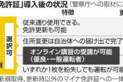 マイナ免許証への切り替えは任意、有効期間などの情報を内蔵チップに記録…過去の違反歴は記録されず