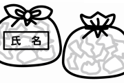 ゴミ袋に名前を書かなきゃいけない地域に住んでいる人