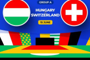 ◆EURO◆A組1節 ハンガリー×スイス スイス終始優勢！前半2発とATににトドメの1発！ハンガリーの反撃を1Gに抑え白星発進
