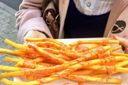【画像】最近メスガキがよく食べてるこの長いフライドポテトなに？