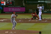 【WBCアメリカ対カナダ】アメリカ・トラウト、3ランホームラン！アメリカは初回に一挙9点先制！！！！！！！！