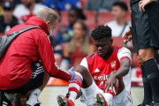 アーセナルMFトーマス・パーティ、開幕前のPSMで右足首を負傷…全治4~6週間の可能性も