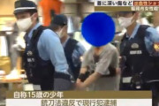【悲報】通り魔少年「人を殺してみたかった。誰でもよかった。」→被害者は女性と６歳女児