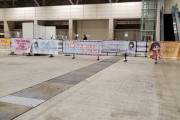 【SKE48】現地でトーク会の会場が横断幕で賑やか！