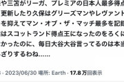 【悲報】サッカーファン「毎日大谷大谷でうんざり。久保や三笘、古橋のことは報じなかったのに…」