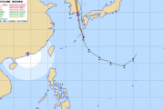 【悲報】台風10号の各国予想進路、韓国だけおかしいｗｗｗｗｗｗ