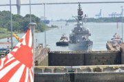 海自練習艦隊が南米からパナマ運河を通行し米サンディエゴへ！