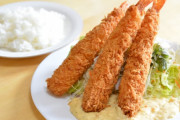 エビフライ「どけ」唐揚げ「すいません！」カキフライ「子供人気だけの癖に道の真ん中歩くな？」