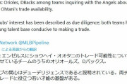 オリオールズ、Dバックス、大谷に興味ｗｗｗｗｗ