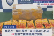 【静岡】ベトナムから食品と一緒に段ボールに入れ、危険ドラッグ輸入　ベトナム国籍(30)の会社員を再逮捕