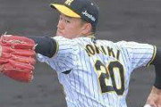 阪神森木、154キロ