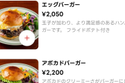 出前館でハンバーガー頼もうとしたらこんな値段で少し怯んだんやけど