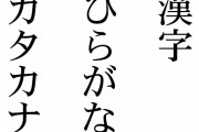 アメリカ人「母国語が日本語みたいに3種類の文字だったらどうする？」