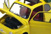 ルパン三世 カリオストロの城のFIAT500が1／12スケールでミニカー化、Amazonで予約受付中！