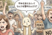 『なんで日本では反戦デモって逮捕されないの？  平和訴える人って攻撃的な人ばかり！！ 』